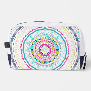 kleurrijke mandala toilettasje