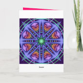 Kleurrijke Mandala Verjaardagskaart Kaart (Achterkant)