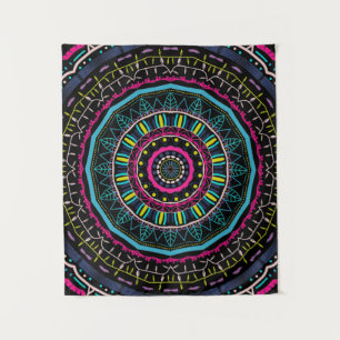 kleurrijke mandala wandkleed