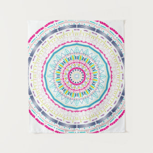 kleurrijke mandala wandkleed