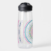 kleurrijke mandala waterfles (Voorkant)