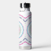 kleurrijke mandala waterfles (Rechts)