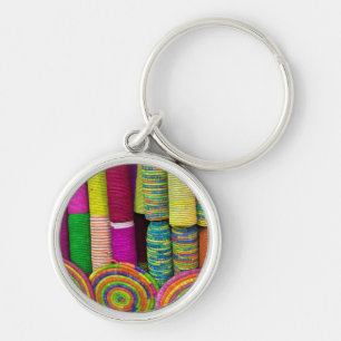 kleurrijke mandaten op de markt sleutelhanger