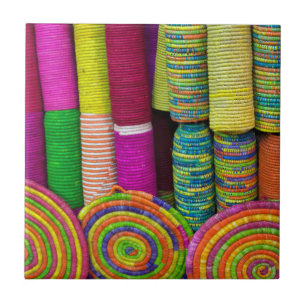 kleurrijke mandaten op de markt tegeltje