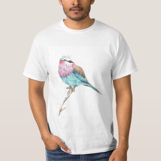 Kleurrijke Mannen T-Shirt (Voorkant)