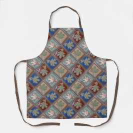 Kleurrijke Maple bladeren print Schort