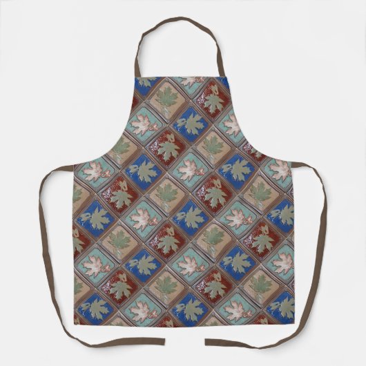 Kleurrijke Maple bladeren print Schort (Voorkant)