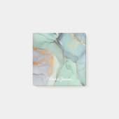 Kleurrijke Marble Personalized Post-its Post-it® Notes (Voorkant)