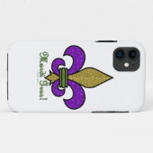 Kleurrijke Mardi Gras Fleur De Lis Case-Mate iPhone Case (Achterkant (horizontaal))