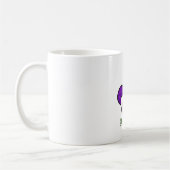 Kleurrijke Mardi Gras Fleur De Lis Koffiemok (Links)