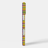 Kleurrijke Mardi Gras gingham patterned Case-Mate iPhone Case (Achterkant / Rechts)