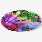 Kleurrijke Mardi Gras maskeert papieren Borden Papieren Bordje (Gekanteld)