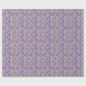 Kleurrijke Mardi Gras patterned Cadeaupapier (Vlak)