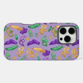 Kleurrijke Mardi Gras patterned iPhone Hoesje (Achterkant horizontaal)