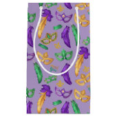 Kleurrijke Mardi Gras patterned Klein Cadeauzakje (Voorkant)