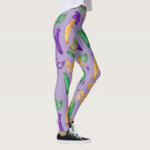 Kleurrijke Mardi Gras patterned Leggings (Rechts)