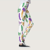 Kleurrijke Mardi Gras patterned Leggings (Rechts)