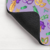 Kleurrijke Mardi Gras patterned Muismat (Hoek)
