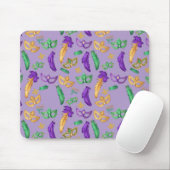 Kleurrijke Mardi Gras patterned Muismat (Met muis)
