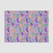 Kleurrijke Mardi Gras patterned Tissuepapier (Voorkant)
