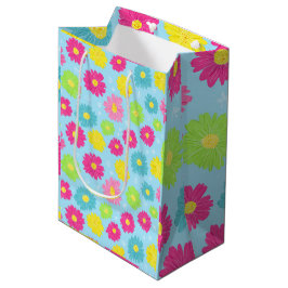 Kleurrijke Margrieten Medium Cadeauzakje