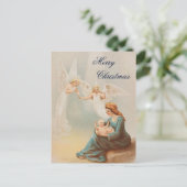 Kleurrijke Maria met baby Jesus kaart (Staand voorkant)