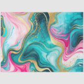 Kleurrijke marmeren inkt kunst weefsel papier (Voorkant)