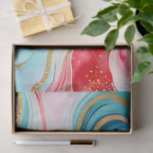 Kleurrijke marmeren inkt kunst weefsel papier (Geschenk)