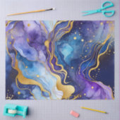 Kleurrijke marmeren inkt kunst weefsel papier (Craft)