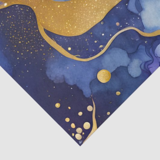 Kleurrijke marmeren inkt kunst weefsel papier (Detail)