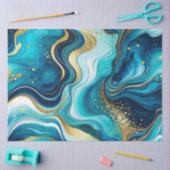 Kleurrijke marmeren inkt kunst weefsel papier (Craft)