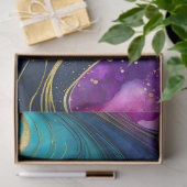 Kleurrijke marmeren inkt kunst weefsel papier (Geschenk)