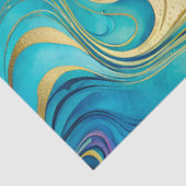 Kleurrijke marmeren inkt kunst weefsel papier (Detail)