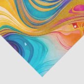 Kleurrijke marmeren inkt kunst weefsel papier (Detail)