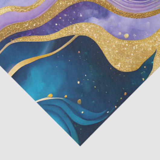 Kleurrijke marmeren inkt kunst weefsel papier (Detail)