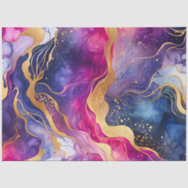 Kleurrijke marmeren inkt kunst weefsel papier