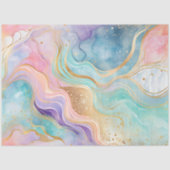 Kleurrijke marmeren inkt kunst weefsel papier (Voorkant)