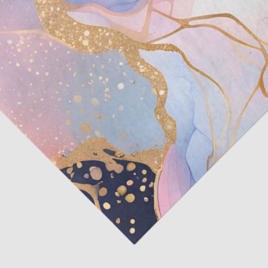 Kleurrijke marmeren inkt kunst weefsel papier (Detail)