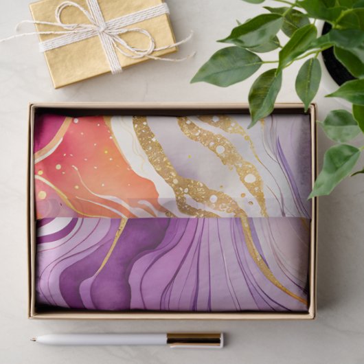 Kleurrijke marmeren inkt kunst weefsel papier (Geschenk)