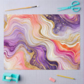 Kleurrijke marmeren inkt kunst weefsel papier (Craft)