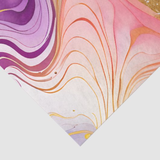 Kleurrijke marmeren inkt kunst weefsel papier (Detail)