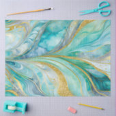 Kleurrijke marmeren inkt kunst weefsel papier (Craft)