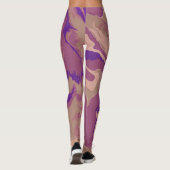Kleurrijke  Marmeren Kleur Leggings (Achterkant)