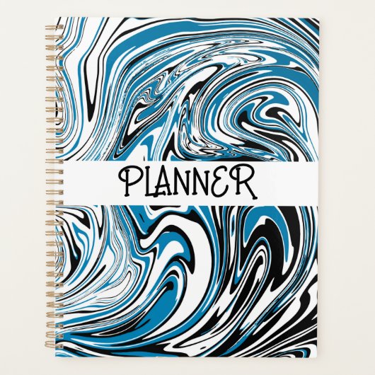 Kleurrijke Marmeren Planner | Organiseer je leven (Voorkant)