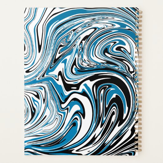 Kleurrijke Marmeren Planner | Organiseer je leven (Achterkant)