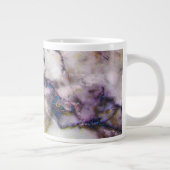 Kleurrijke marmeren steen en glitter grote koffiekop (Rechts)