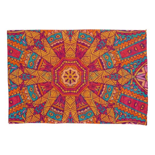 Kleurrijke marmeren textuur, interieur met hoge re kussensloop (Voorkant)