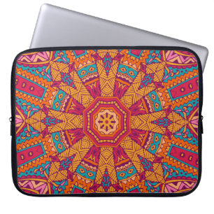 Kleurrijke marmeren textuur, interieur met hoge re laptop sleeve