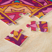 Kleurrijke marmeren textuur, interieur met hoge re legpuzzel (Zijkant)