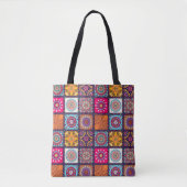 Kleurrijke Marokkaanse mandala Tote Bag (Voorkant)